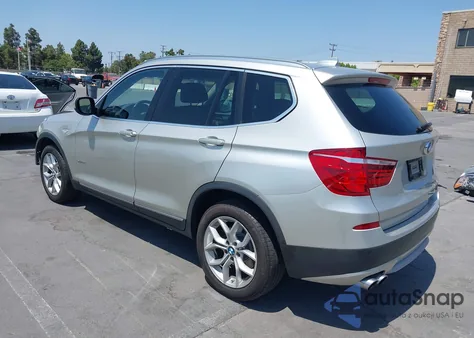 2011 BMW X3 xDrive35I from USA, damaged, VIN 5UXWX7C52BL730160